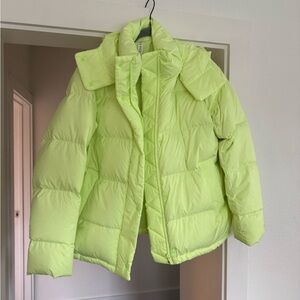 Lululemon Neon Green Puffer Jacket